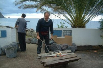 Gallery: Fincapaths 2005/06 gate new 06 03 05 Finca Argayall (La Gomera)